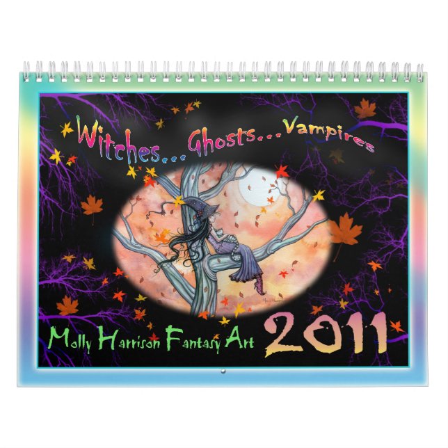 Calendário de Bruxas, Fantasmas, Vampiros de 2011 (Capa)