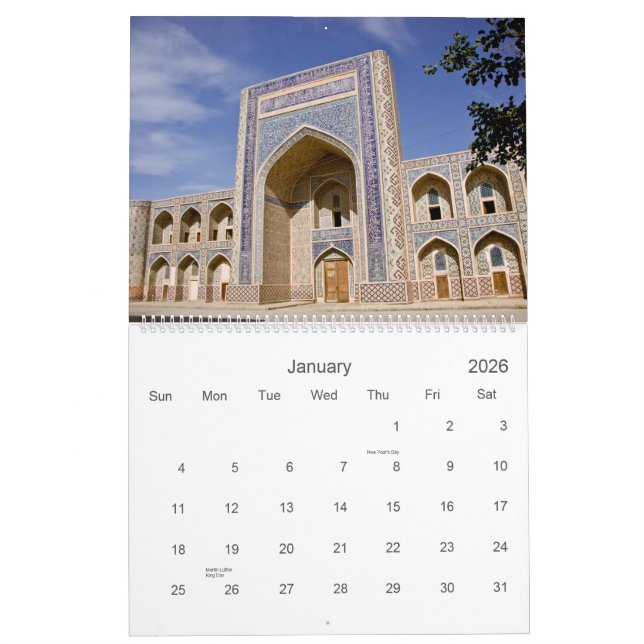 Calendário de Bukhara 2011 (Jan 2026)
