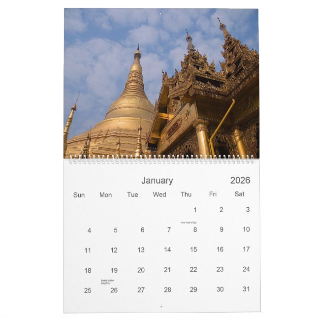 Calendário de Burma 2011 (Jan 2026)