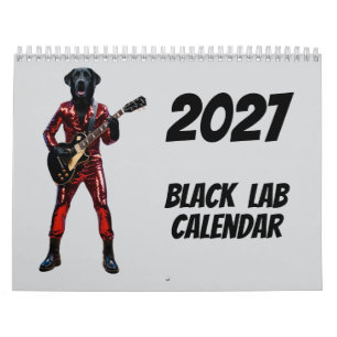Calendário de Cachorro Black Lab 2027