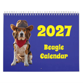 Calendário de Cães Beagle 2027