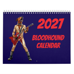 Calendário de Cães Bloodhound 2027