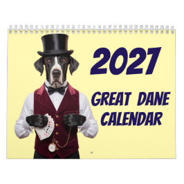 Calendário de Cães Great Dane 2027