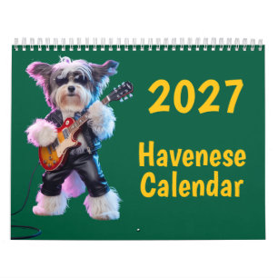 Calendário de Cães Havenese 2027