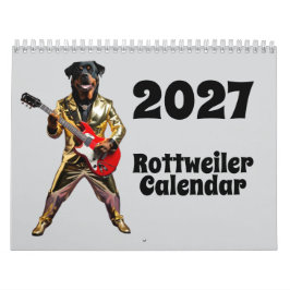 Calendário de Cães Rottweiler 2027