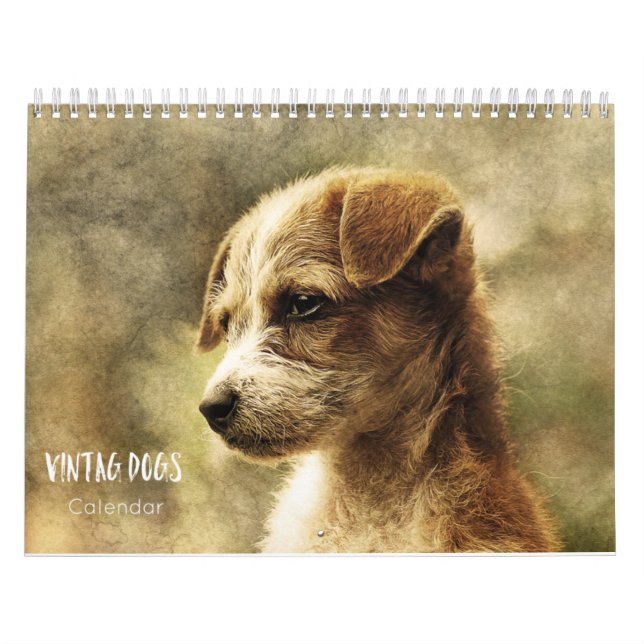 calendário de cães vintage 2023 (Capa)
