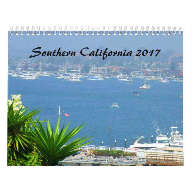 Calendário de Califórnia do sul SOCAL 2017 (Capa)