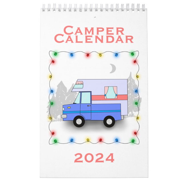 Calendário de Camper - Calendário Pequeno de Págin (Capa)