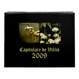 Calendário de Capitulare de Villis 2009