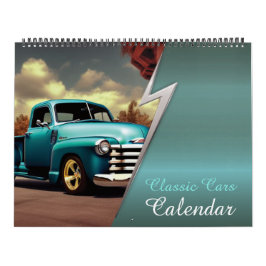 Calendário de Carros Clássicos