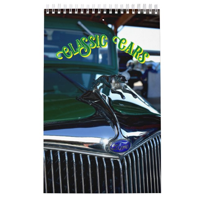 Calendário de Carros Clássicos (Capa)