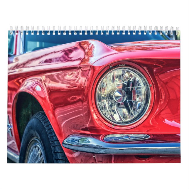 Calendário de Carros Clássicos 2027 (Capa)