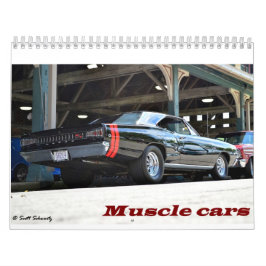 Calendário de Carros Musculares