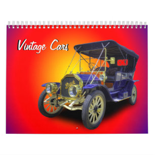 Calendário de carros vintage