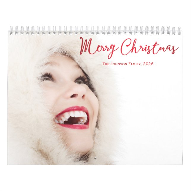 Calendário de cartões de natal 2026 (Capa)