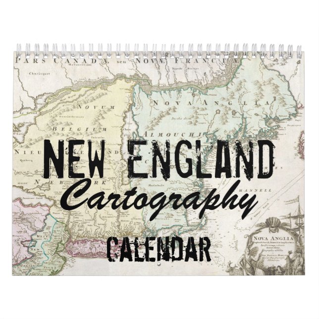 Calendário de Cartografia da Nova Inglaterra (Capa)