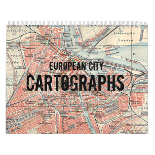 Calendário de Cartógrafos da Cidade Europeia Vin