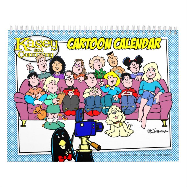 Calendário de Cartoons da Kasey e Empresa (Capa)