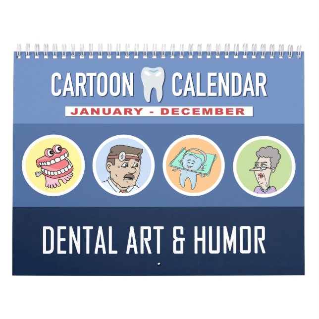 Calendário de Cartoons de Humor Dental (Capa)