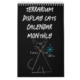 Calendário de Cat de Exibição de Terrarium