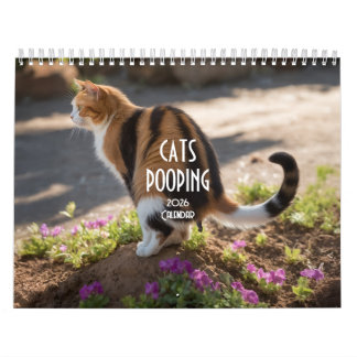 Calendário de Cats de Pooping 2026
