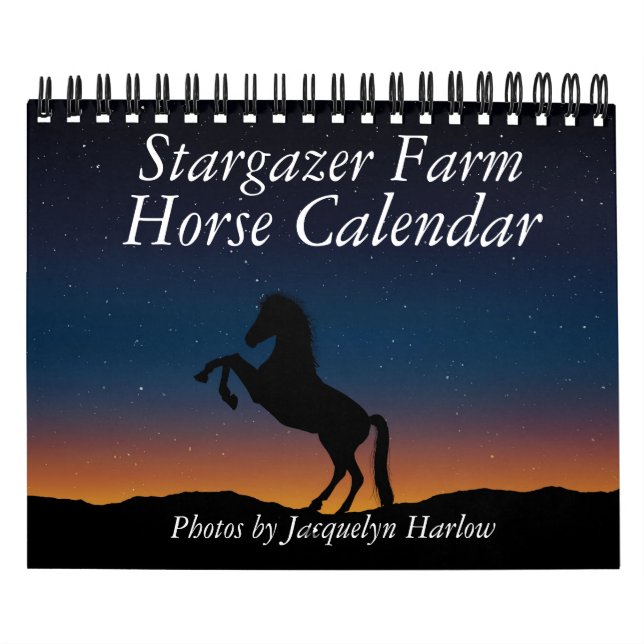 Calendário de Cavalo de Fazenda Stargazer (Capa)