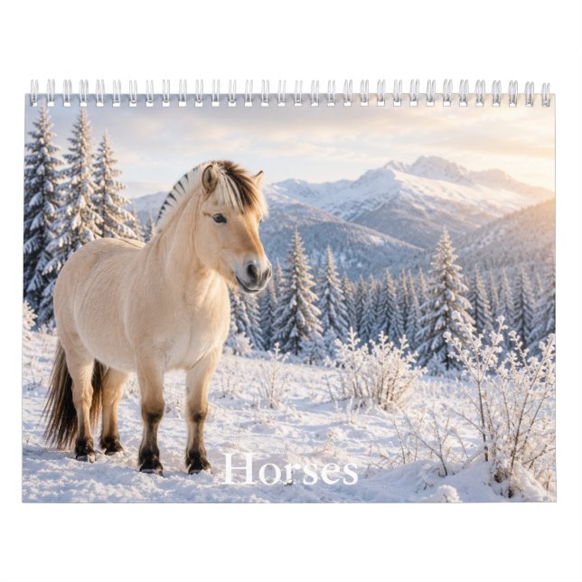 Calendário de Cavalos (Capa)