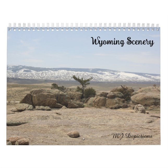 Calendário de Cenário do Wyoming (Capa)