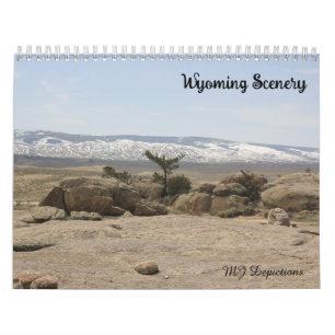 Calendário de Cenário do Wyoming
