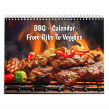 Calendário de Churrasco – De Costelas a Legumes