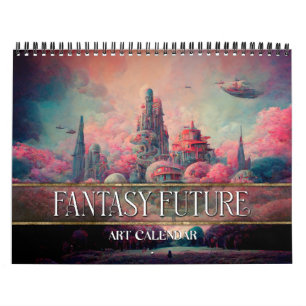 Calendário de Cidades Surreais Futuristas de Fanta