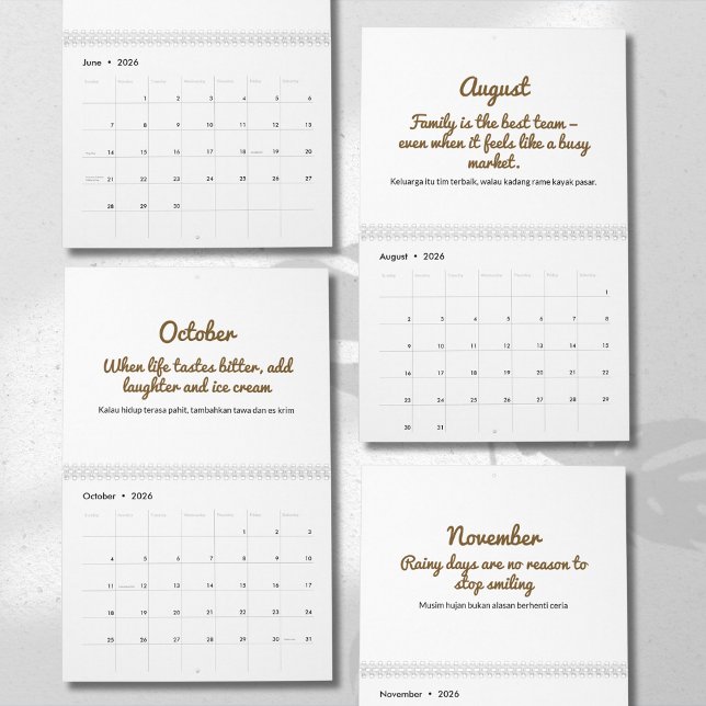 Calendário de Citações Alegres de 2026 (Criador carregado)