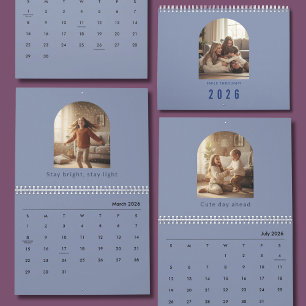 Calendário de Citações de Fotos Elegantes Minimali