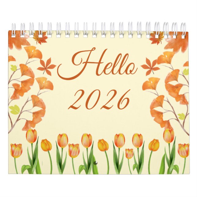 Calendário de Citações Elegante 2026 (Capa)