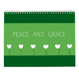Calendário de Coleção de Paz e Graça