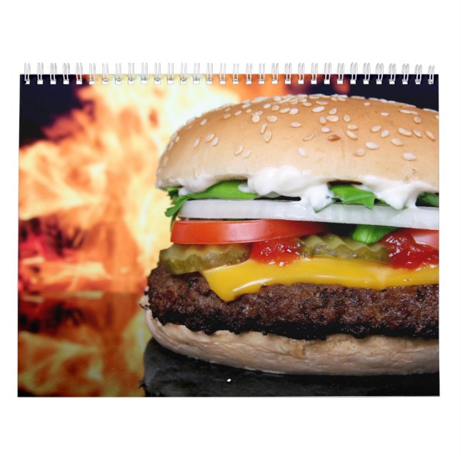 Calendário de Comida Rápida 2026 (Capa)