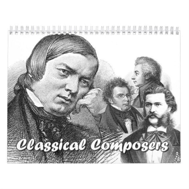 calendário de compositor, 12 Composers-12 (Capa)