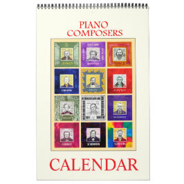 Calendário de Compositores Piano