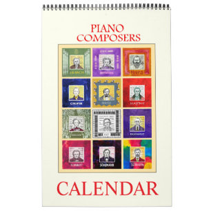 Calendário de Compositores Piano