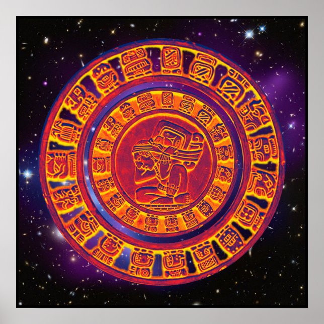 Calendário de Contagem Longa Maia Poster (Frente)