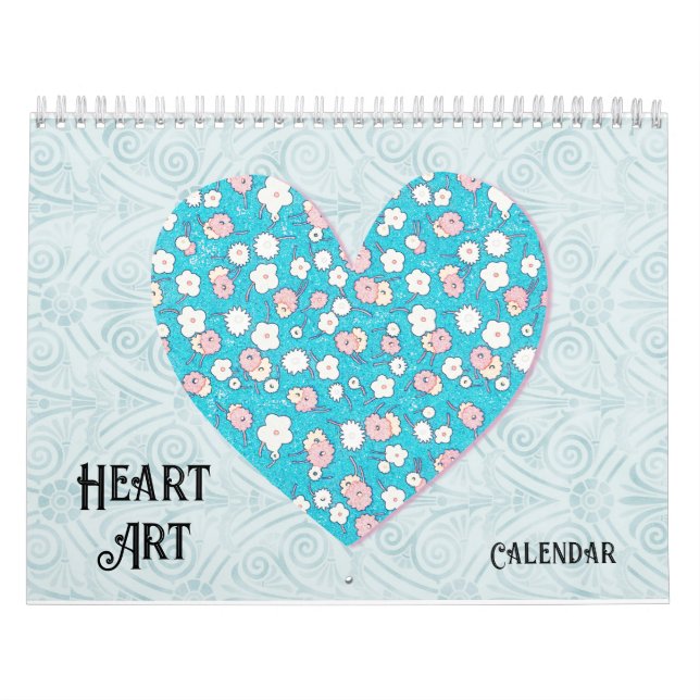 Calendário de Corações de Arte do Coração (Capa)