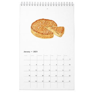 Calendário de Cores Aquáticas 2021