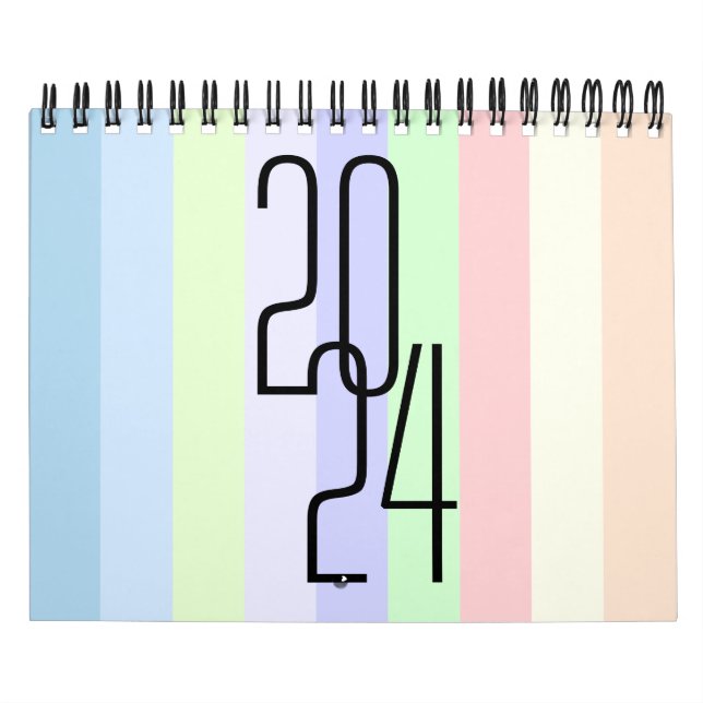 Calendário de cores minimalista (Capa)