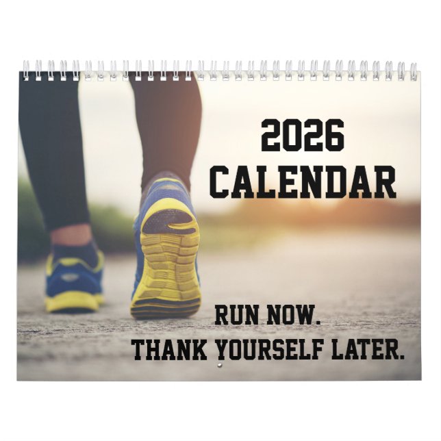 Calendário de Corrida de 2026 para Mulheres Atleta (Capa)