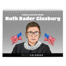 Calendário de Cotações de Ruth Bader Ginsburg