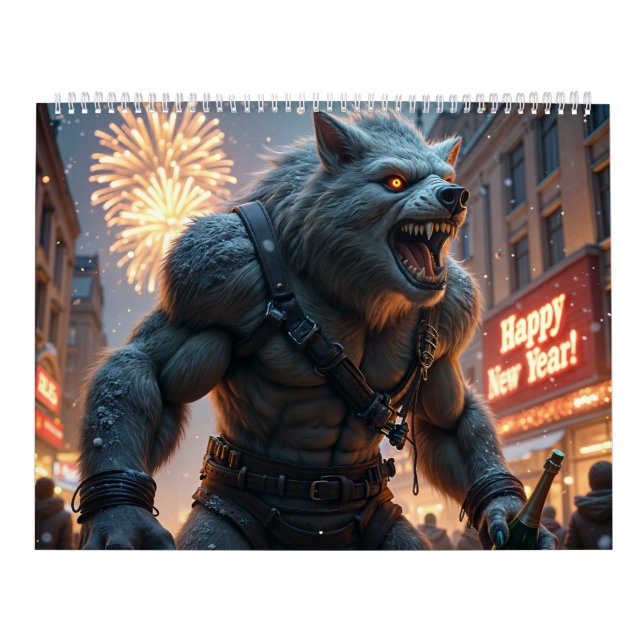 Calendário de Criaturas Míticas - Um Ano de Legend (Capa)