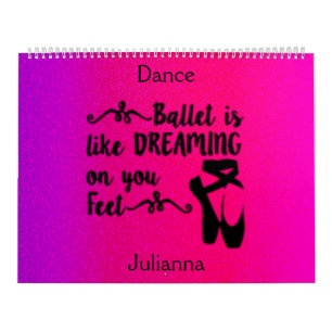 Calendário de Dança