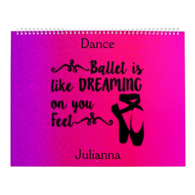 Calendário de Dança (Capa)