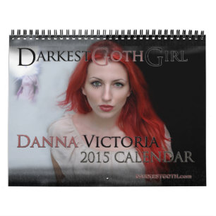 Calendário de Danna Victoria 2015 da menina de