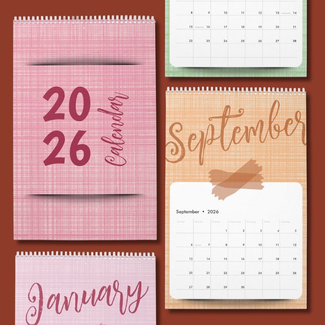 Calendário de Design Brilhante, Alegre e Adorável (Criador carregado)